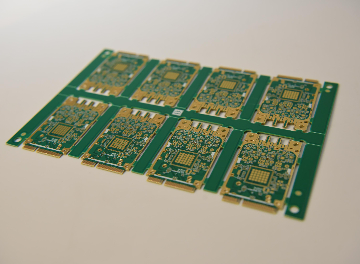 Intricate PCB Panel Before Depaneling