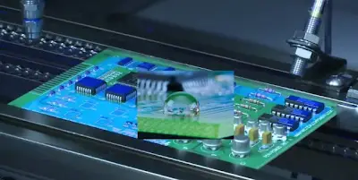 Bio-based PCB substrate undergoing humidity exposure in environmental chamber