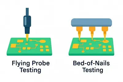 Flying Probe vs Bed-of-Nails Comparison
