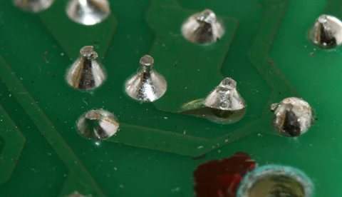 Damaged PCB Trace and Lifted Pad