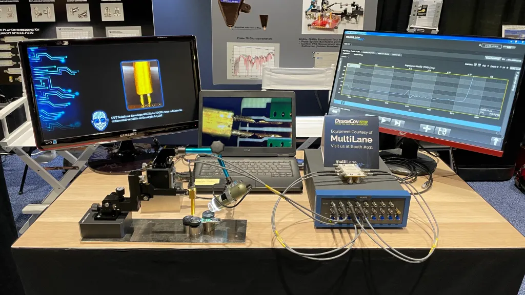 TDR Setup Probing Multilayer PCB