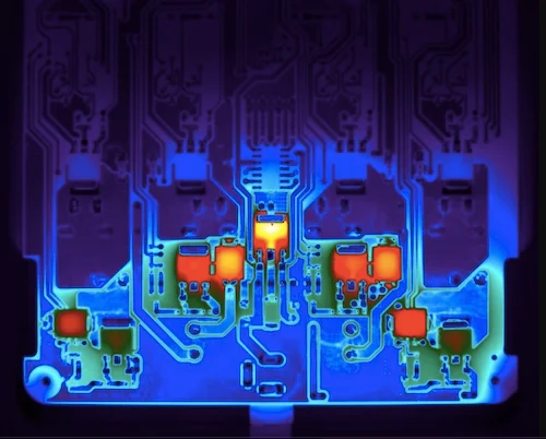 IR Thermography of VR PCB