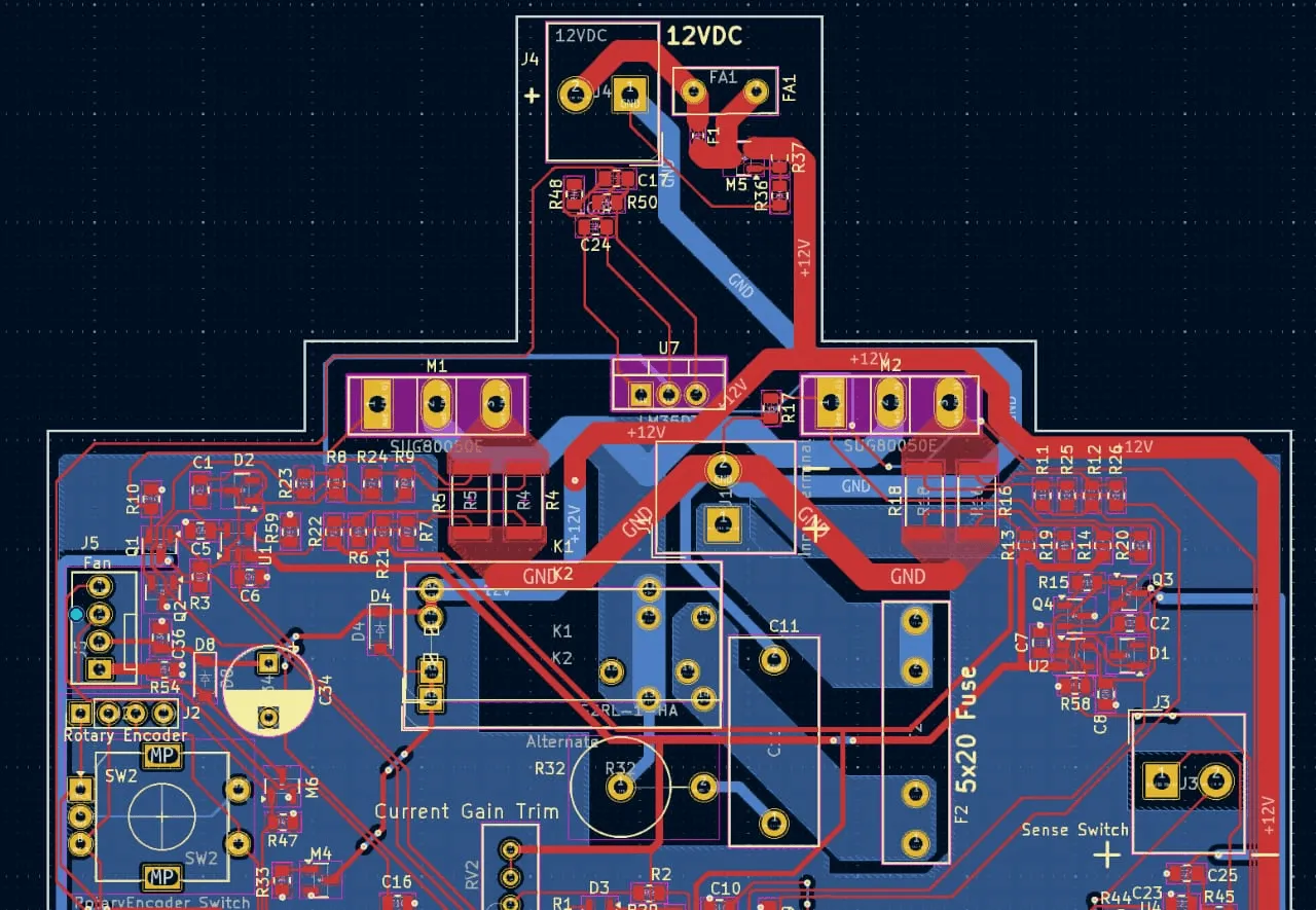 Component Placement Layout for VR PCB
