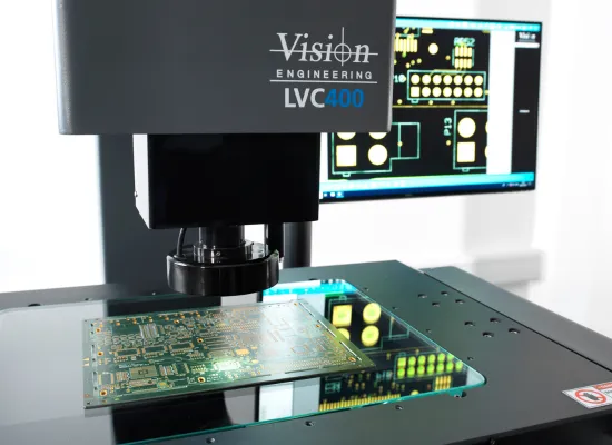 Spectrophotometer Measuring PCB Silkscreen