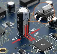 Decoupling Capacitor Array on Space PCB