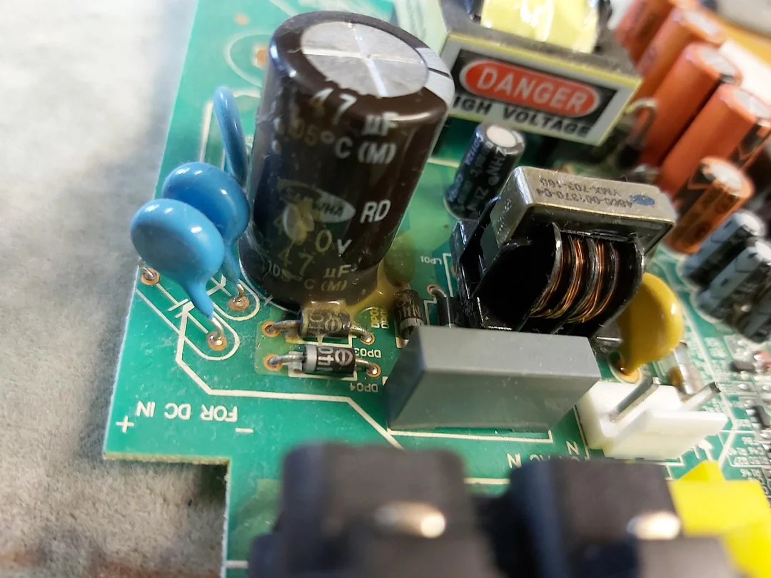 Leaking Capacitor on Power PCB