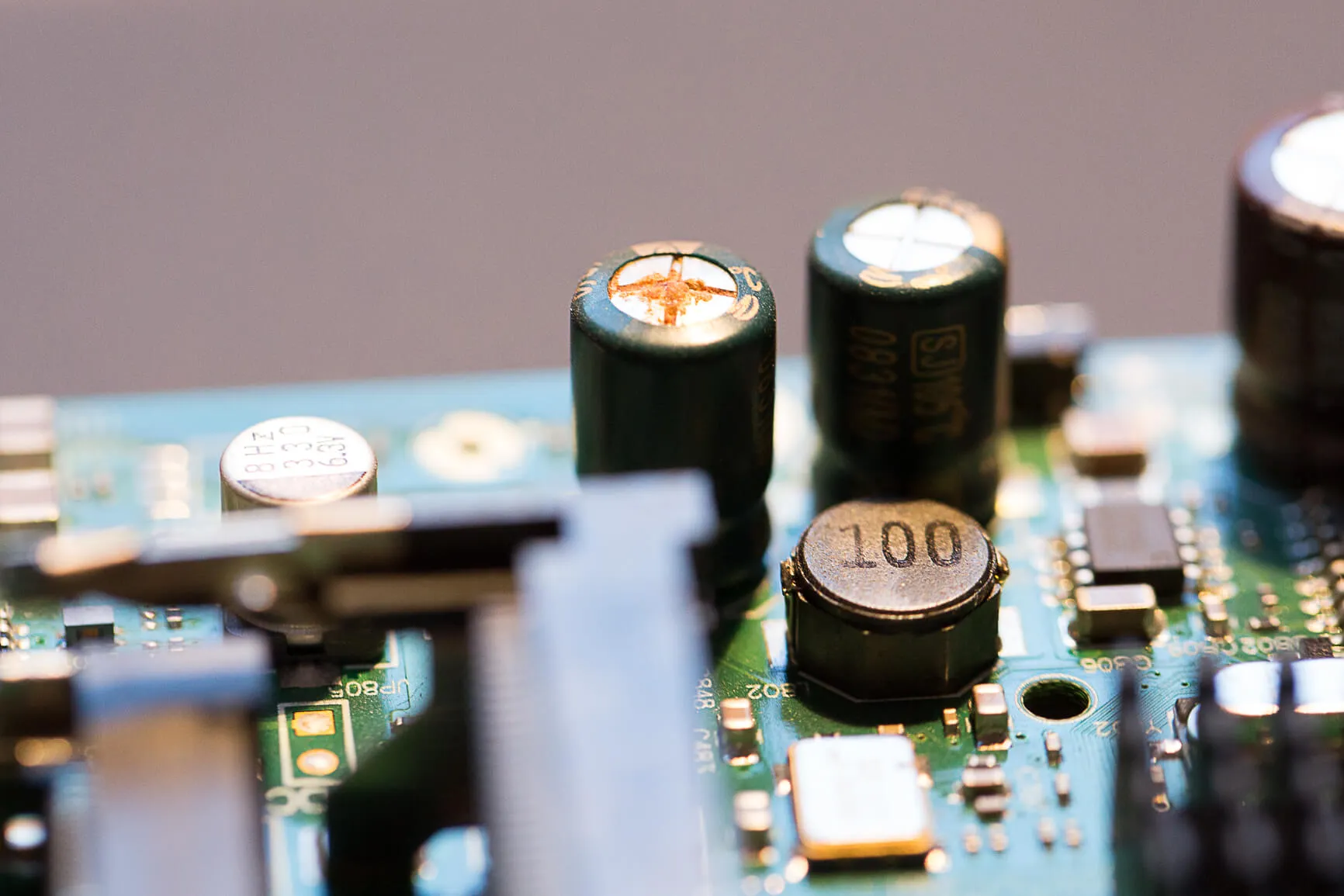 Bulging Capacitors on Solar Inverter PCB