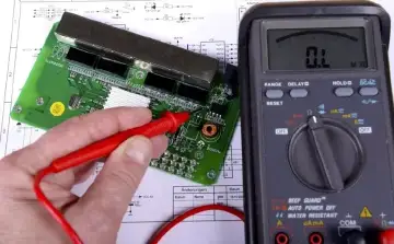 Multimeter Continuity Test on PCB Traces
