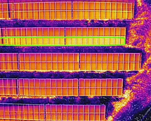 Thermal Imaging of Solar Inverter PCB