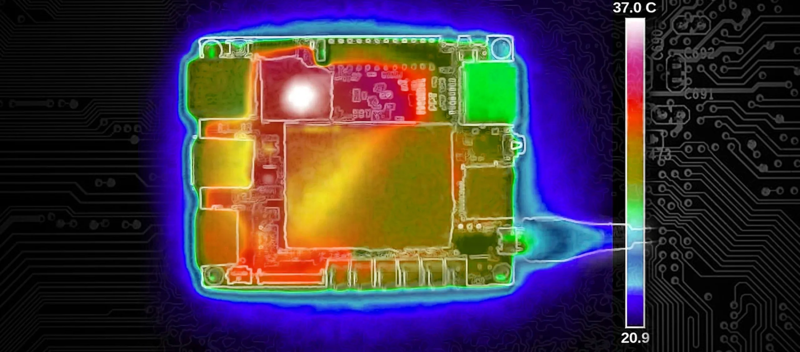 Thermal Simulation of Heavy Copper Double-Sided PCB