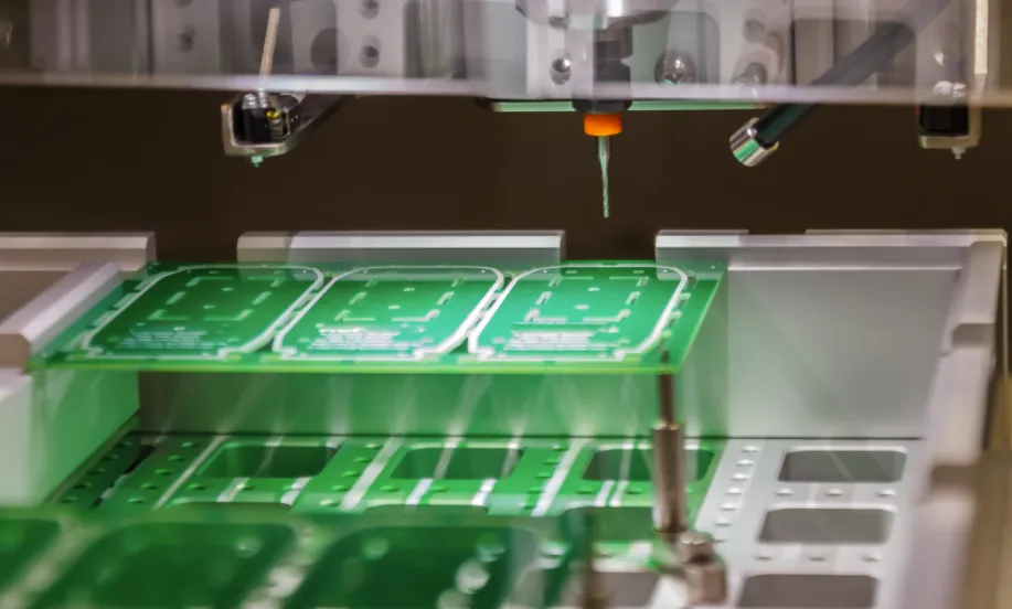 PCB Warpage Measurement Setup