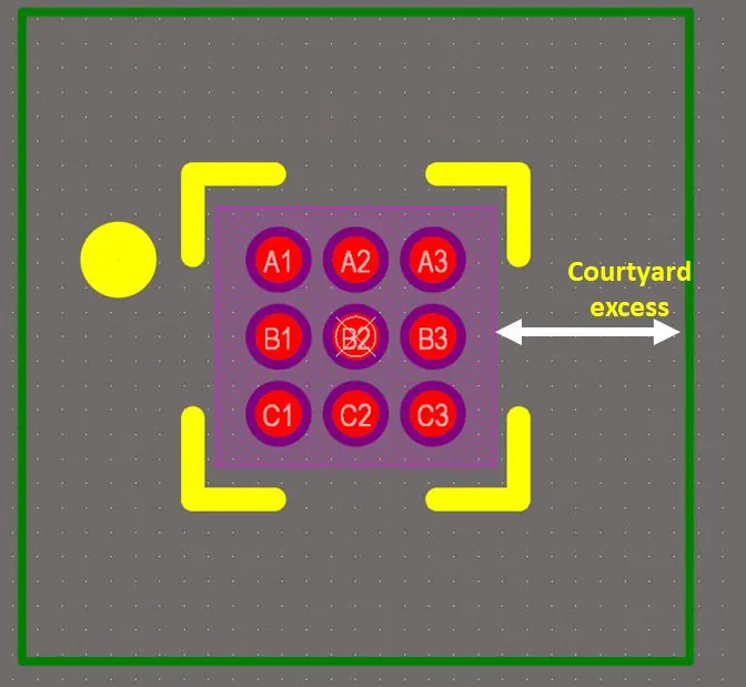 PCB Courtyard Diagram