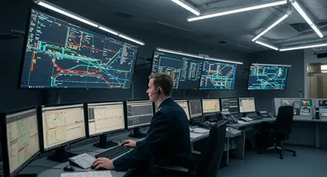 Railway Control Center Rack