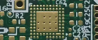 Thermal Via Array on Rogers PCB