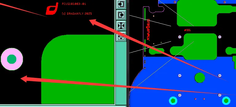Sinking direction (TGL to GBL side)