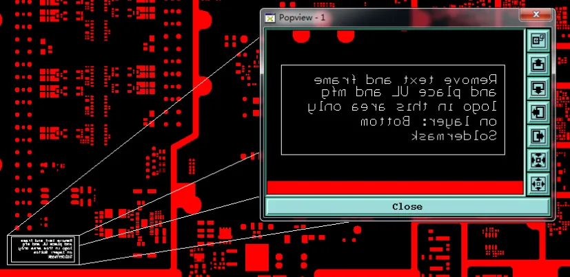 Deletion of non-functional markings