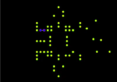 The 1-2 blind vias at 0.25 mm diameter but edge-to-edge spacing between some holes below 6 mil