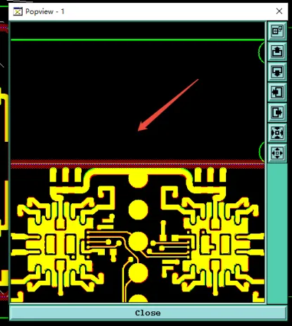 Diagram after cutting back copper 0.35 mm per side along the V-CUT lines