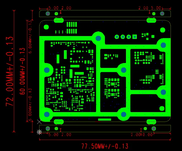 Revised panelization up-down layout