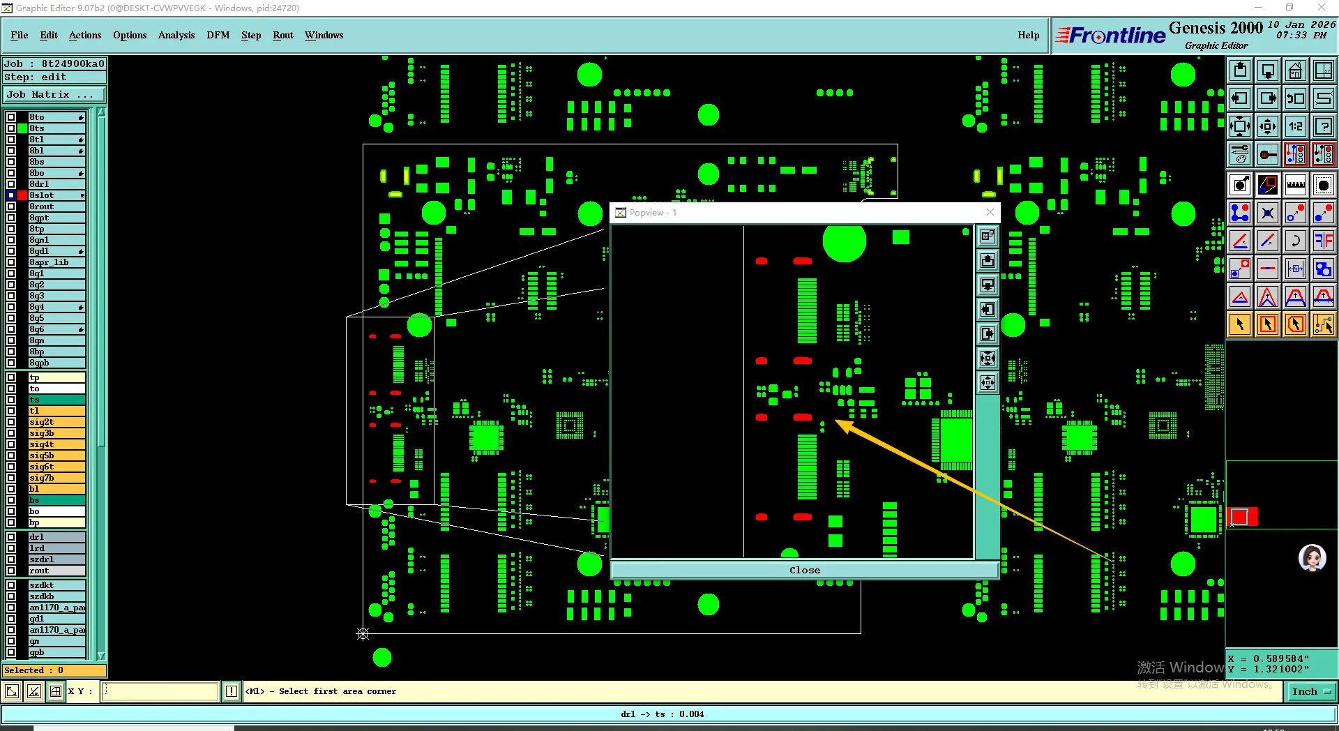no solder mask openings