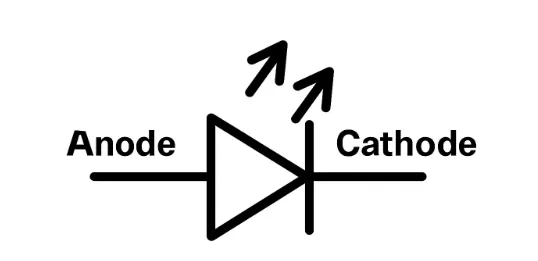 LED circuit symbol