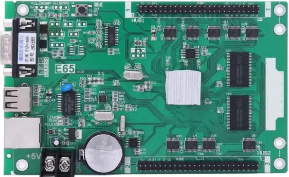 Ethernet, USB, and serial triple-interface control card