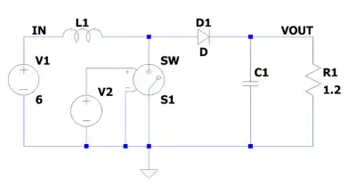 use an ideal boost-converter circuit in LTspice to validate the design