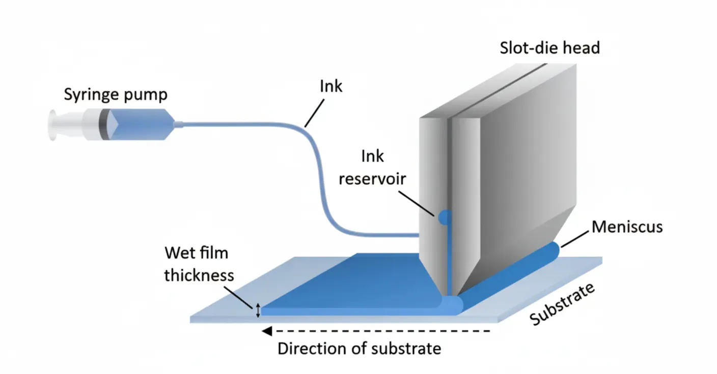 Slot-die coating