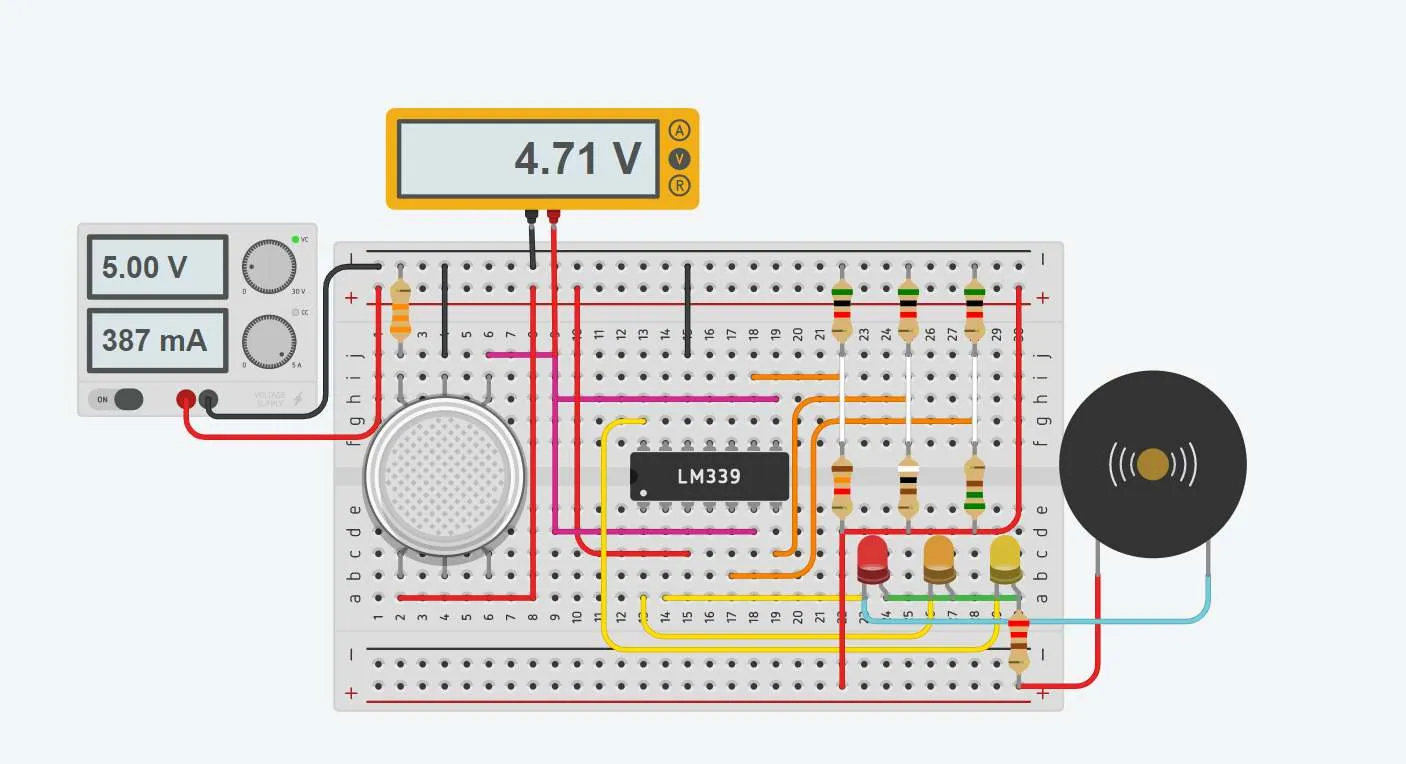 Gas Detection Sensor PCB Layout