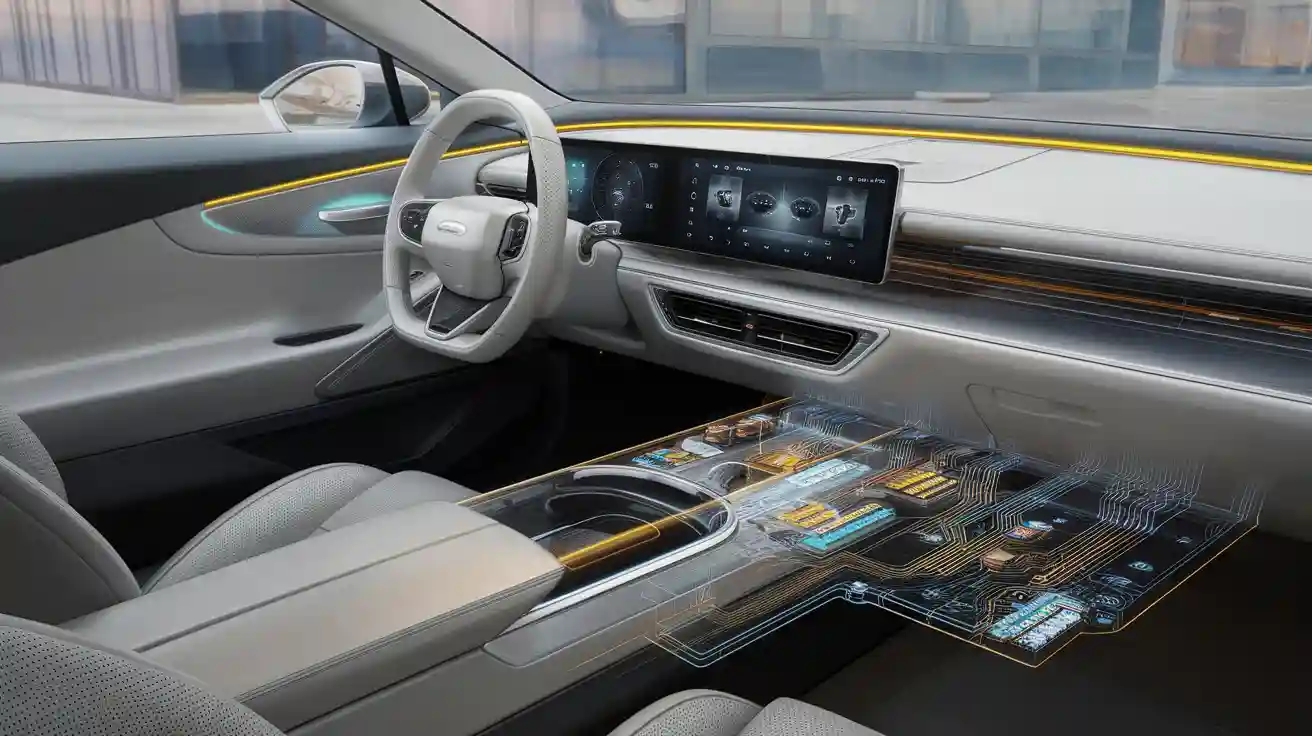 Infotainment PCB with Touch Controller