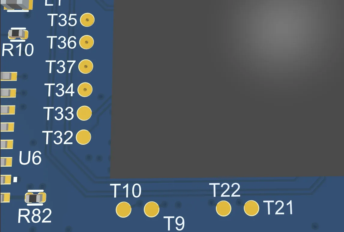 Optimal Test Point Placement Layout