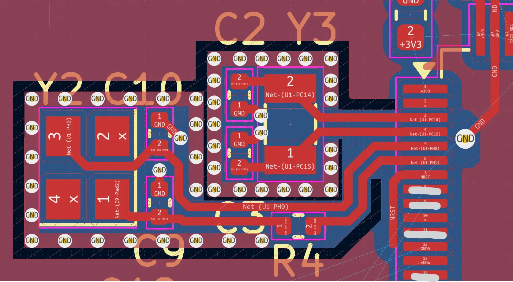Pierce Oscillator PCB Layout