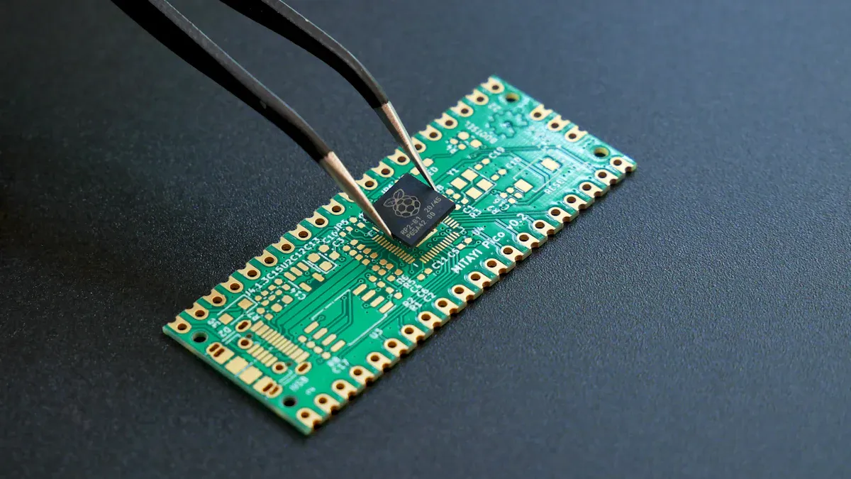 Smartwatch PCB Antenna Placement Diagram
