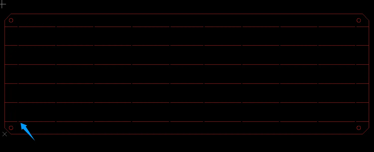 adding multiple 1.0 mm connection tabs along the outline
