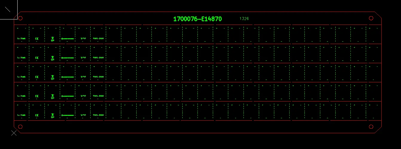 a date code (year-week only) on the process edge