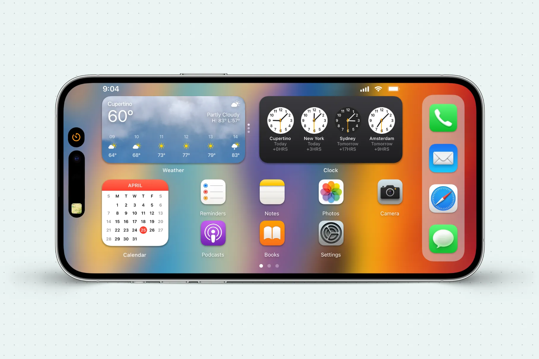 Landscape iPhone OS