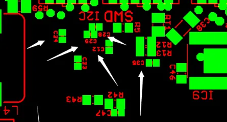 Small board-internal font