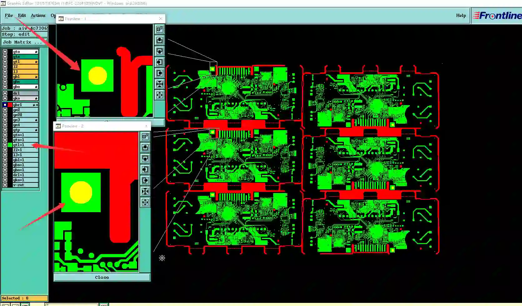 vias were designed in single-sided pad