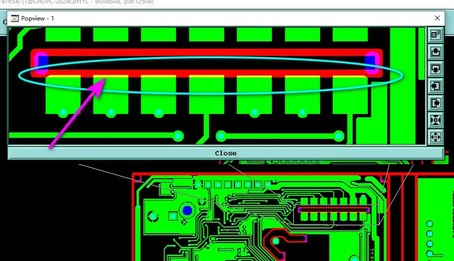copper traces and pads were positioned too close to the board outline