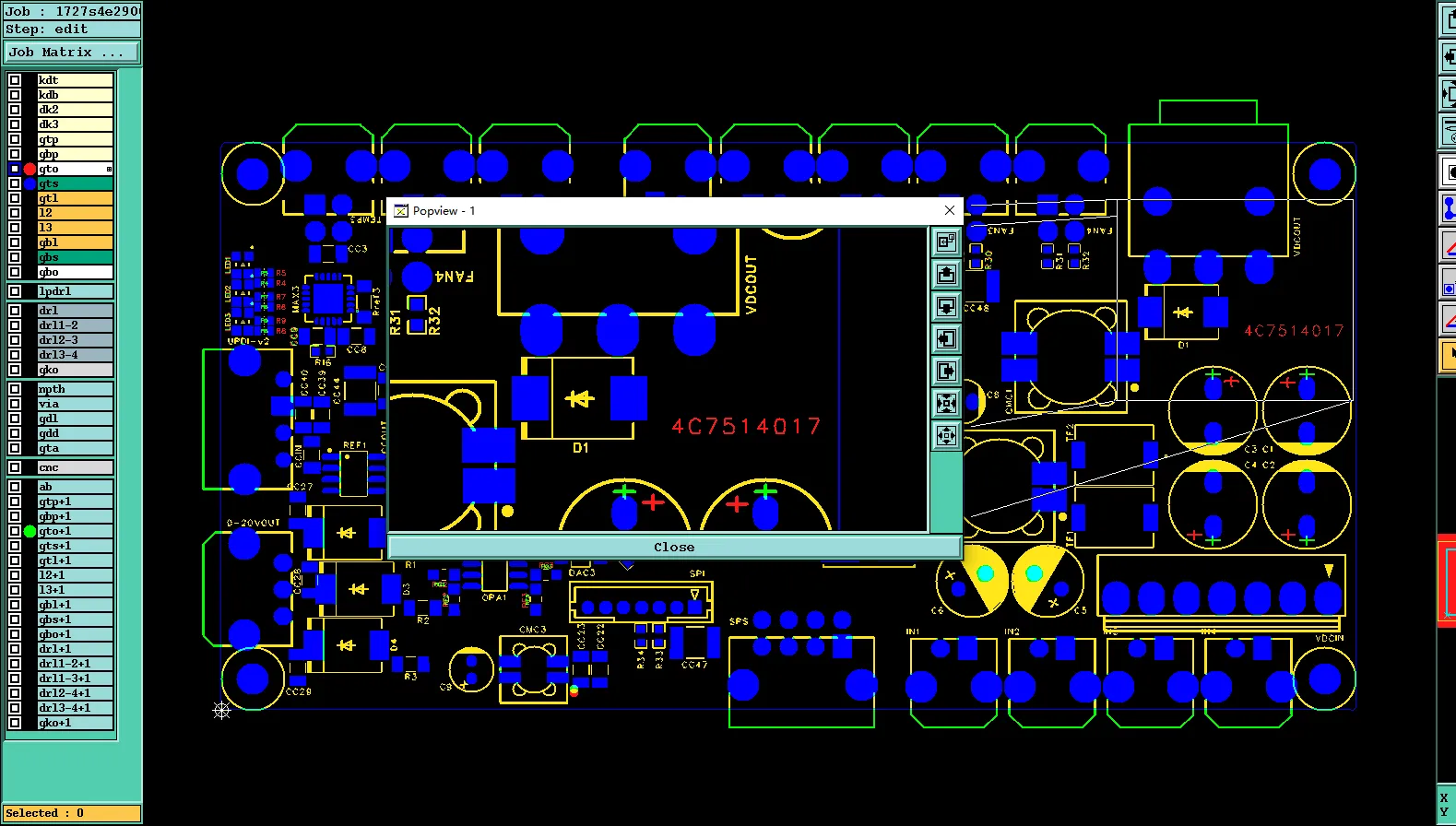 silkscreen layer adding only the factory production number