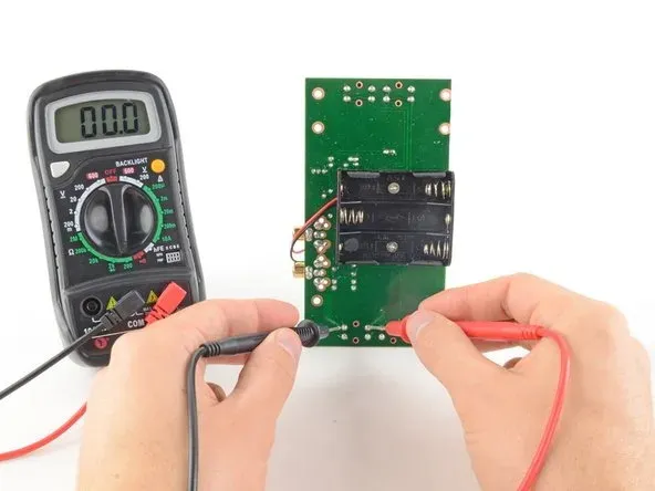 multimeter testing pcb