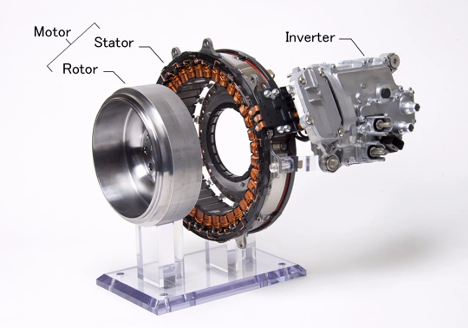 electric motor in hybrid systems