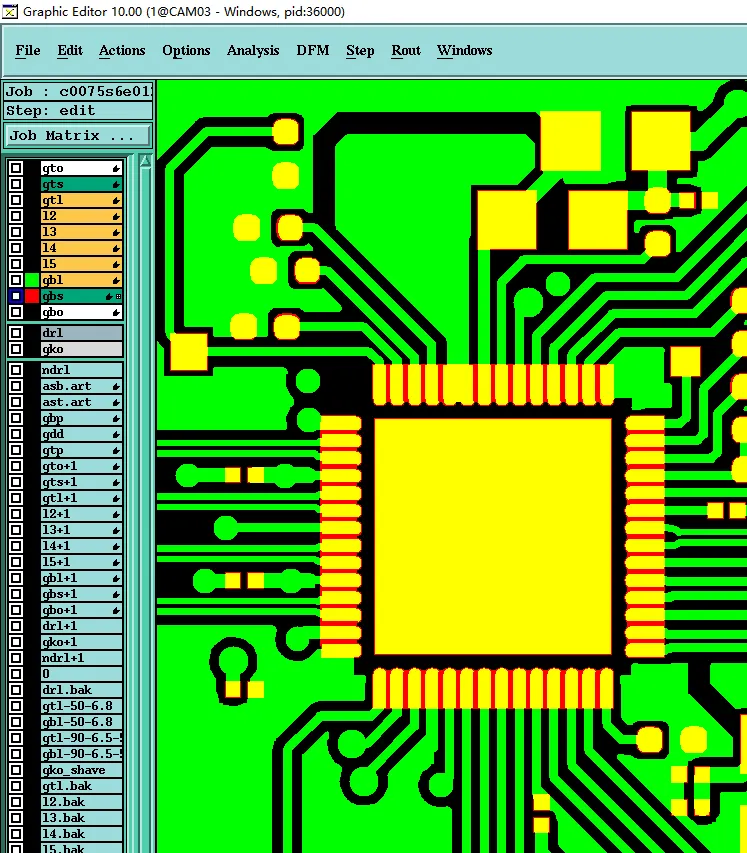 Tight IC pad spacing