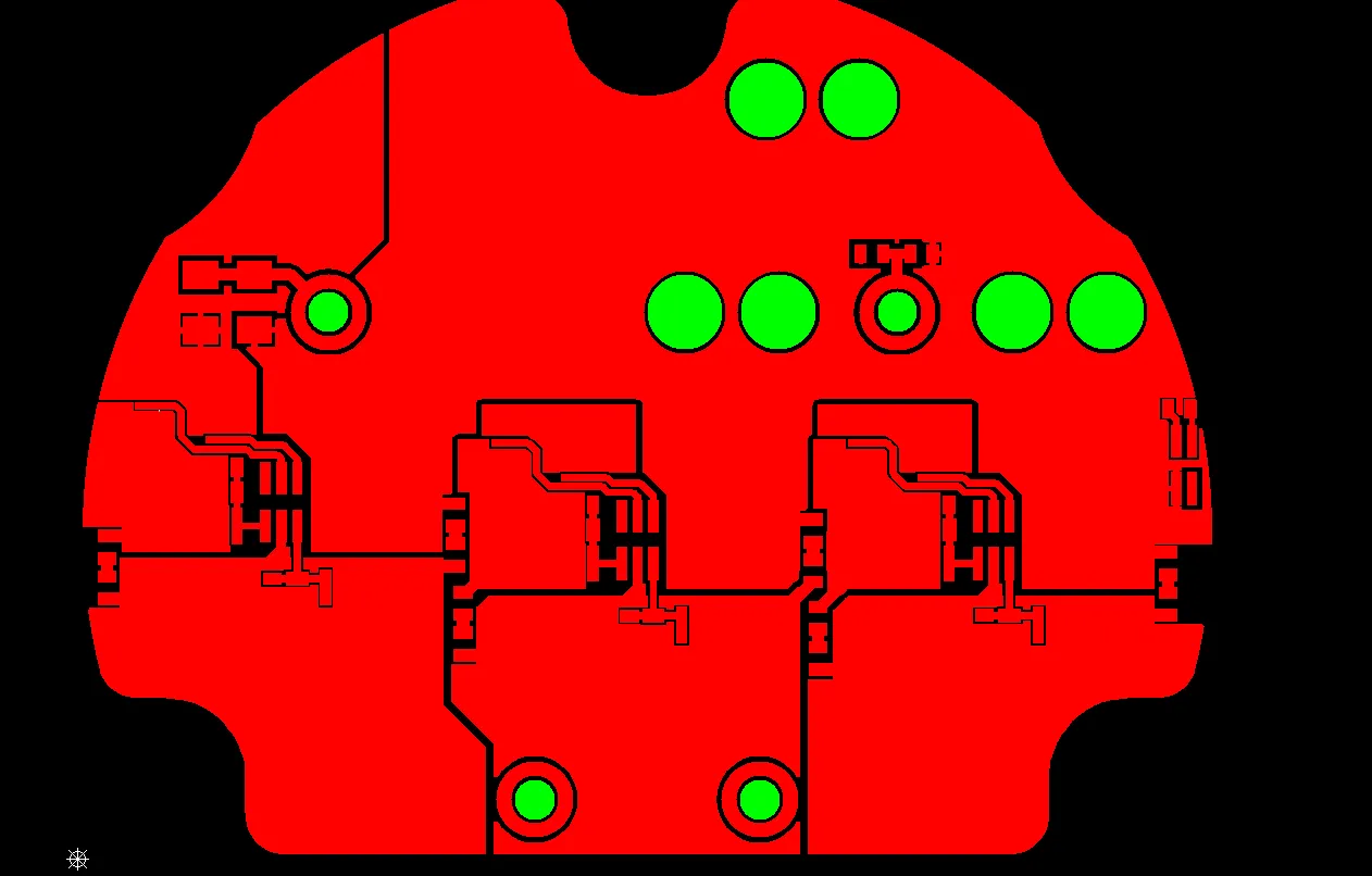 removing 0.3 mm of copper on one side around critical holes