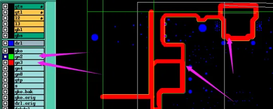 Routing slot layer in accordance with GM3 data