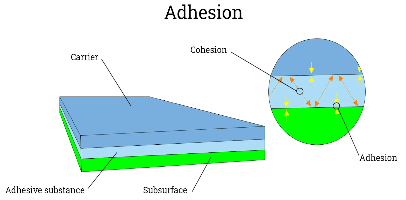 ross-section diagram showing adhesive tape lamination tolerance stack-up relative to final FPC outline, with exaggerated material shift arrows.