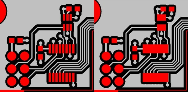 coverlay and solder mask opening design