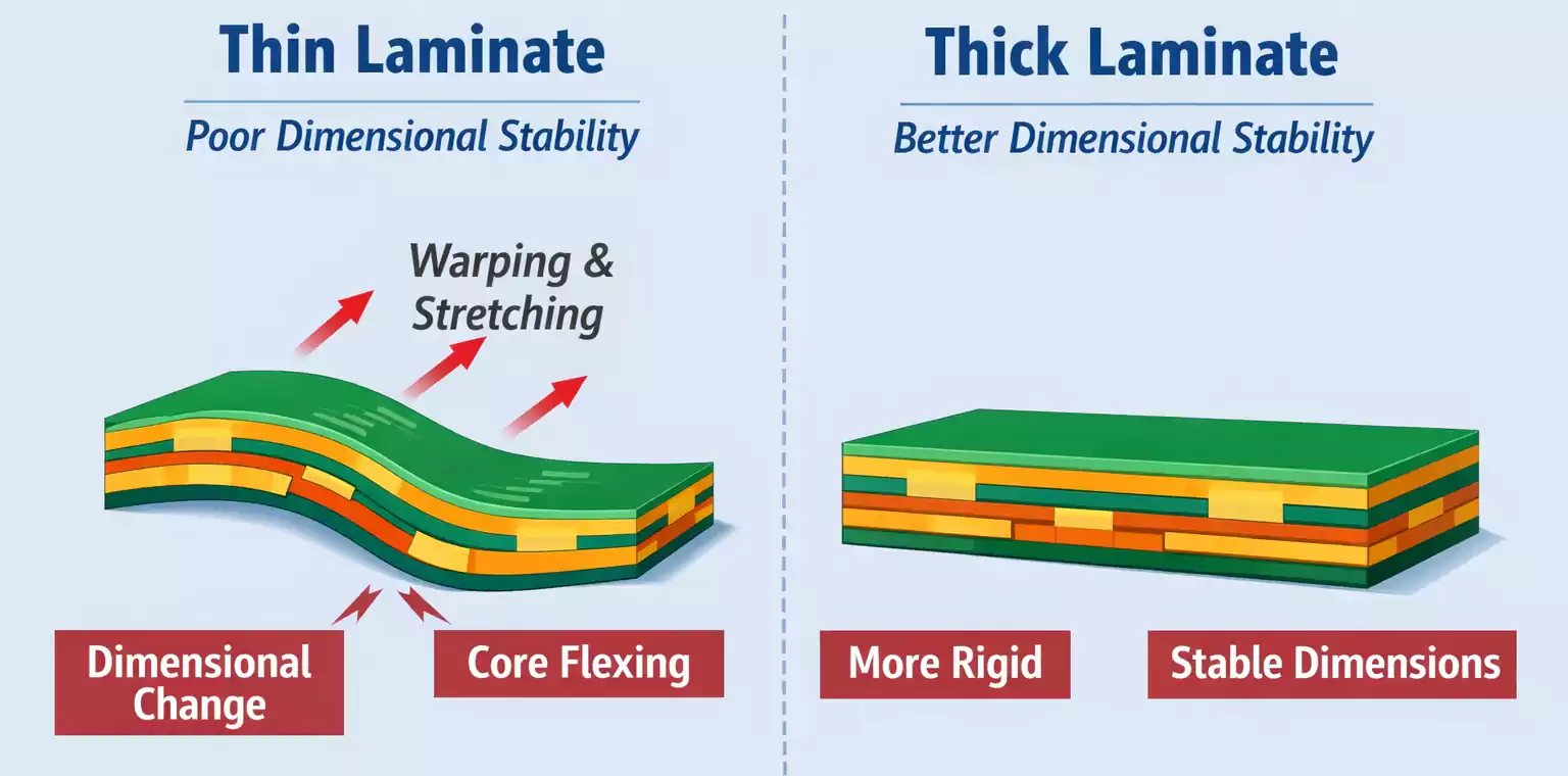 HDI Thin Core vs Thick Core