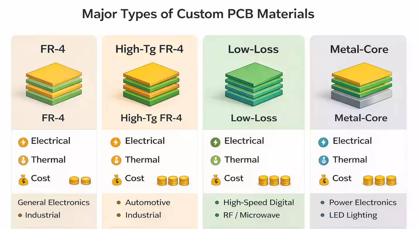 Custom PCB Material Selection