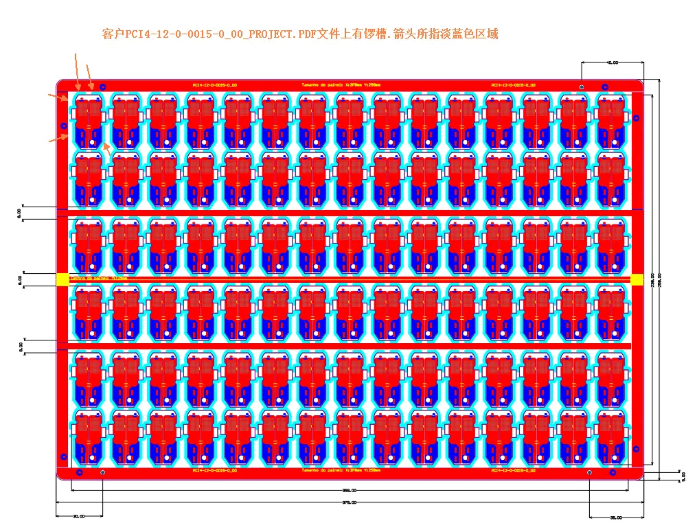 there are routing in PDF